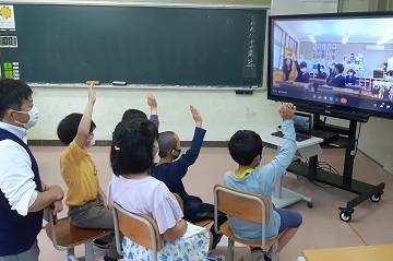 交流学習の様子