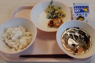 今日の給食