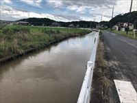 川の増水８