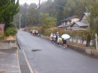 今日の登校風景２