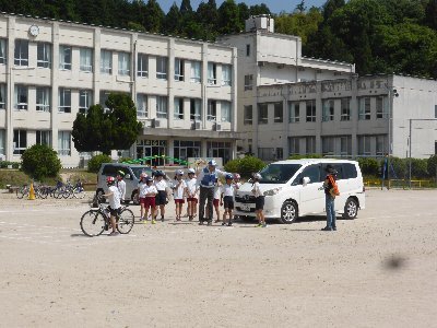 交差点での走行練習