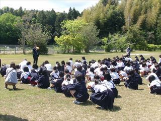 避難の様子