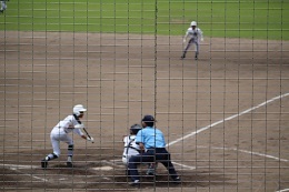 川本球場の試合のようす2