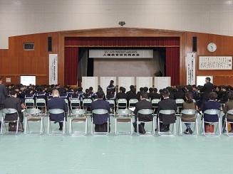 学年集会のようす