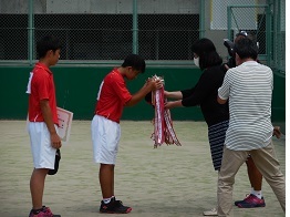 男子表彰