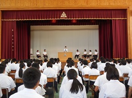 校内少年の主張大会