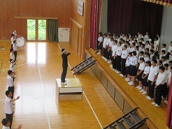 県総体壮行式