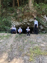 物資保管壕跡