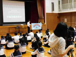 学級目標発表会の様子4