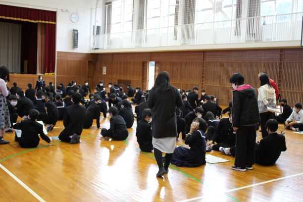 生徒集会の様子