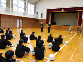 交通安全教室の様子3