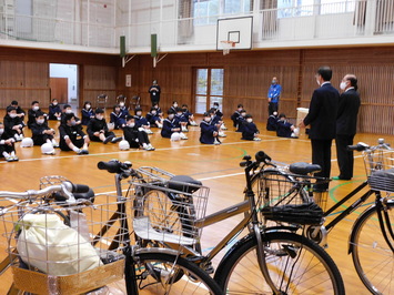 交通安全教室の様子4