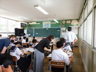 学校訪問の様子3