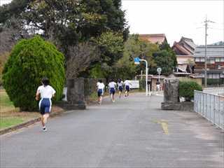 駅伝練習の様子1