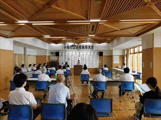 少年の主張安来市大会の様子1