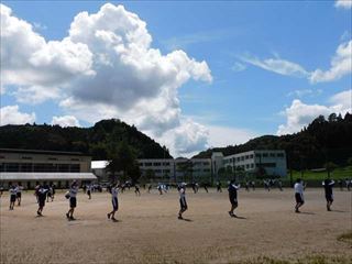 伯中音頭の練習風景3