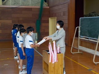 表彰の様子