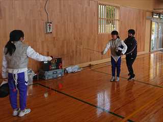 試合前の挨拶です。
