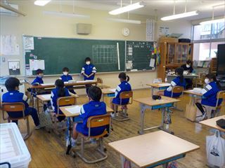 ５・６年教室の様子です