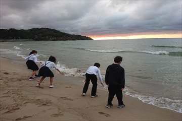 浜田の海岸です。