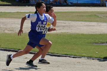 100m走の様子