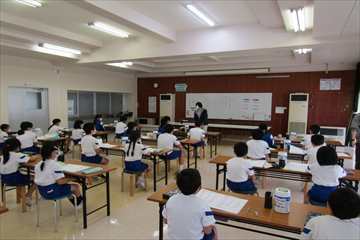 ふり返りをしています。