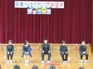 6年生を送る会を行いました。