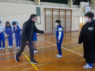 5，6年生は集合学習がありました。