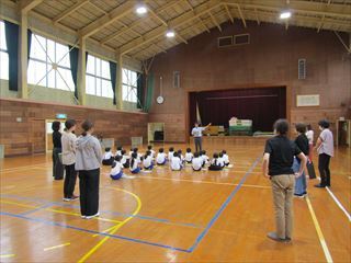 頭を守って避難することができました。