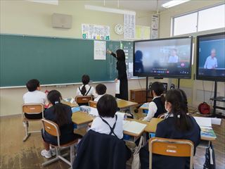 オンライン授業で道徳の学習をしました。