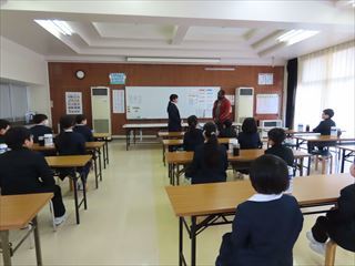 ALTとのお別れ会の様子です。