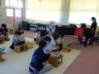３，４年の音楽の様子です。