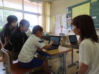 頑張っている様子を見てもらうことができました。