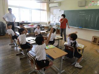 1，2年生の国語の様子です。