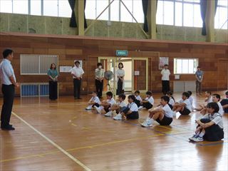 校長から合い言葉の話がありました。