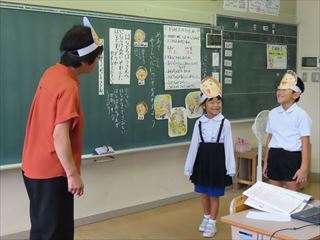 役割演技もして意見をたくさん言うことができました。