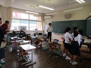 学校穂門指導の様子