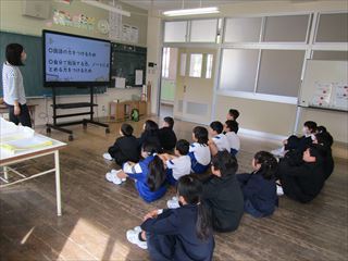 朝活動・ぐんぐんタイム等の説明がありました。