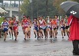 出雲地区駅伝大会のスタートの様子です