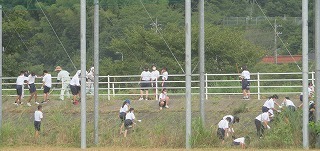 環境整備活動の様子です