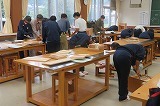 木工特別授業の様子です