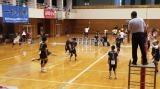 新人男子バレー、対安来三中の様子です