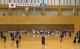 出雲地区新人剣道大会の様子です
