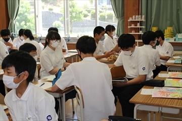 グループでの感想発表