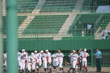 準々決勝の試合前