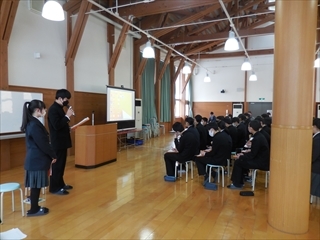 講演会開会の様子