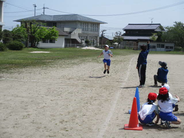 力強くゴールインしました