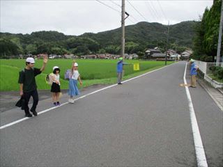 津田平からの登校