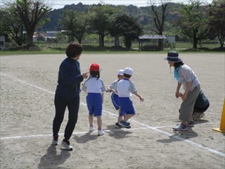 １年生のバトンパス