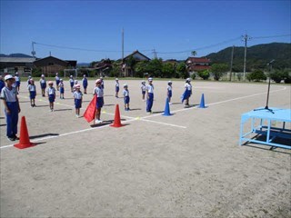 開会式整列